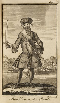 Lot 10 - Johnson (C.). A General History of the Robberies and Murders of the most Notorious Pyrates, 1724