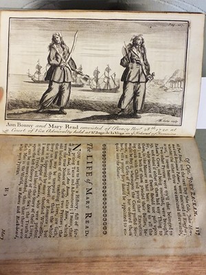 Lot 10 - Johnson (C.). A General History of the Robberies and Murders of the most Notorious Pyrates, 1724