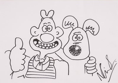 Lot 560 - Park (Nick, 1958-). Wallace and Gromit, black felt tip pen, and others