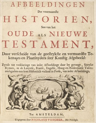 Lot 319 - Visscher (Nikolaas). Afbeeldingen Der Voornaamste Historien..., Amsterdam: circa 1700