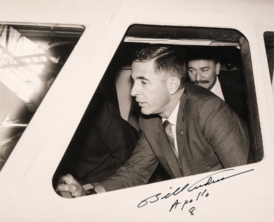 Lot 393 - Anders (William Alison, 1933-2024), United States Air Force.., Signed Photograph, 1970