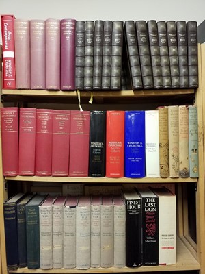 Lot 426 - Winston S. Churchill. A large collection of books by & about Winston S. Churchill