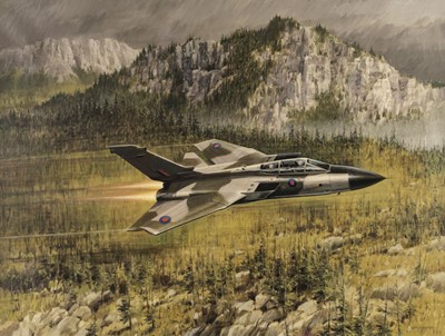 Lot 384 - Bunce (Derek). Tornado, oil on canvas