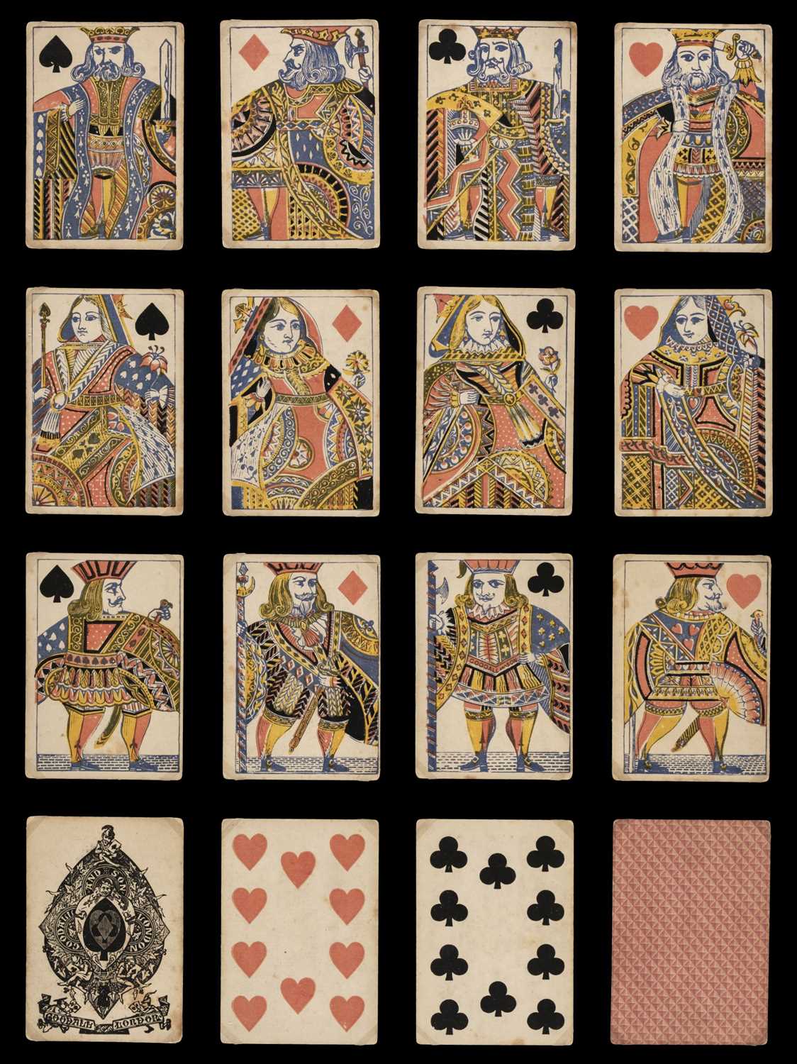 Lot 493 - English playing cards. Standard pattern, Goodall and Son, circa 1867