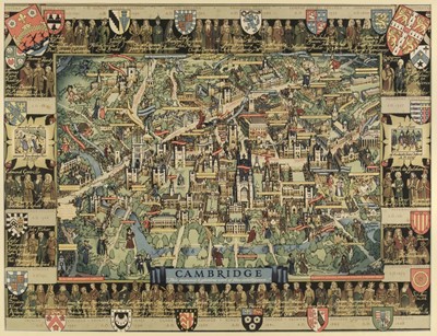 Lot 80 - Cambridge. Lee (Kerry), Cambridge..., Pictorial maps, circa 1946