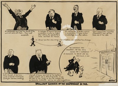 Lot 213 - Low (David, 1891-1963). Brilliant Success of the Conference so Far, circa 1920-30