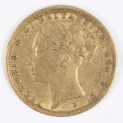 Lot 112 - Sovereign. Victorian Gold Sovereign, 1887, Sydney Mint