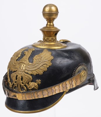 Lot 275 - Helmet. A Prussian Pickelhaube