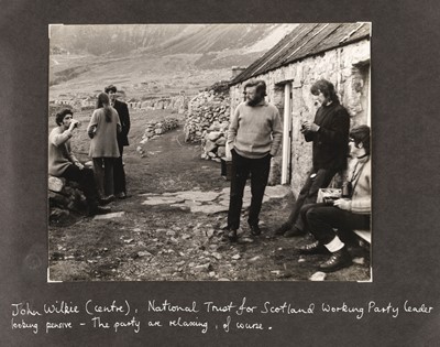 Lot 108 - St Kilda. A large photographically illustrated journal of an expedition to St Kilda, c. 1970s