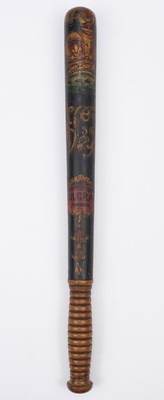 Lot 248 - Truncheon. A Victorian Police wooden truncheon