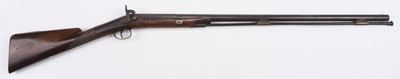 Lot 158 - Sporting Gun. A Victorian percussion sporting musket by Armitage & Walker, London