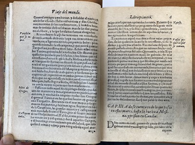 Lot 14 - Ordonez de Cevallos (Pedro). Viage del Mundo, 1st edition, Madrid: Luis Sanchez, 1614