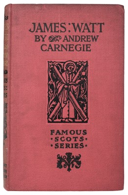 Lot 720 - Carnegie (Andrew). James Watt, circa 1905, inscribed