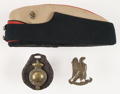 Lot 236 - Indian Army. A 15th Punjab Regiment forage cap, interwar period