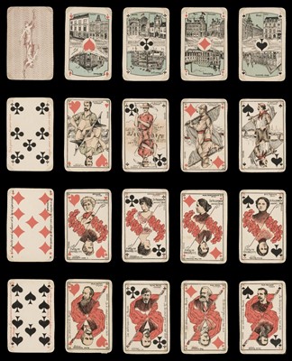 Lot 487 - Belgian playing cards. Socialist Internationale, unknown maker, circa 1930