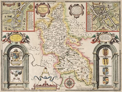 Lot 99 - Buckinghamshire. Speed (John), Buckingham Both Shyre and Shire Towne describ. circa 1608