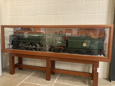 Lot 47 - Locomotive. 5" gauge model of British Railways Class 7MT 4-6-2 tender locomotive 'Oliver Cromwell'
