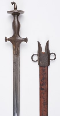 Lot 221 - Sword. An Indian tulwar, 19th century