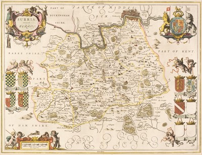 Lot 145 - Surrey. Jansson (Jan), Surria vernacule Surrey, Amsterdam, circa 1648