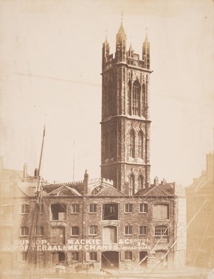 Lot 140 - Gutch (John Wheeley Gough, 1809-1862). St Stephen’s Church, Bristol, 1858, salt print