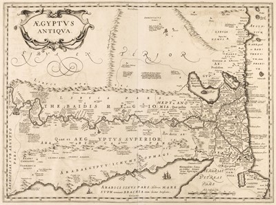 Lot 166 - Egypt. A collection of 10 maps, mostly 17th - 19th century