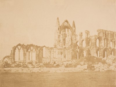Lot 155 - Oakes (Captain G. W.). St Hilda’s Abbey, Whitby, Yorkshire, April 1854, salt print