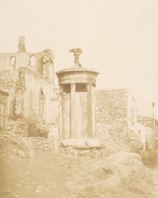 Lot 163 - Robertson (James, 1813-1888, attributed to). Choragic Monument of Lysicrates, salted paper print