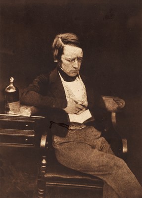 Lot 114 - Adamson (Robert & Hill, David Octavius, active 1843-1848). Sir Lyon Playfair, 1846, carbon print