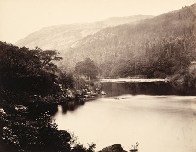 Lot 179 - White (Henry, 1819-1903). River Lledr, Bettws y Coed, North Wales, c. 1860, gold-toned albumen print