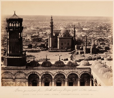 Lot 122 - Bedford (Francis, 1815-1894). Cairo, general view from Citadel, 1862, signed in the negative