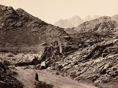 Lot 137 - Gooch (Francis Mason, 1839-1928). Sinai: Mount Jerbah, c. 1866-70, albumen print