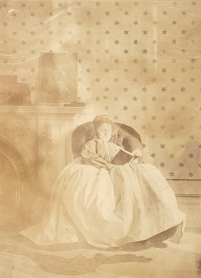 Lot 142 - Hawarden (Lady Clementina, 1822-1865). Portrait of her daughter, early 1860s