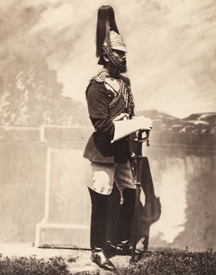 Lot 174 - Thompson (Charles Thurston, 1816-1868). Cavalry officer, c. 1860, albumen print