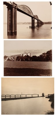 Lot 168 - Sharpness. A group of three views of the port of Sharpness in Gloucestershire, 1906/1908