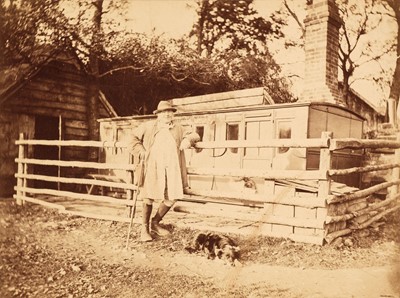 Lot 145 - Herefordshire and Shropshire. An album containing 60 albumen and matt silver photographs