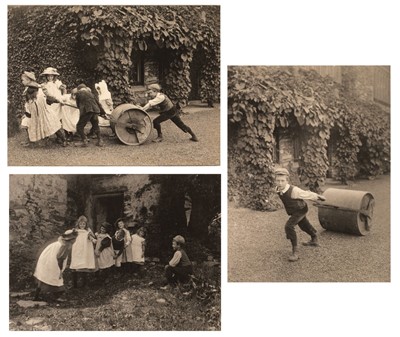 Lot 147 - Keighley (Alexander, 1861-1947). A group of three photographs of children, c. 1885, platinum prints
