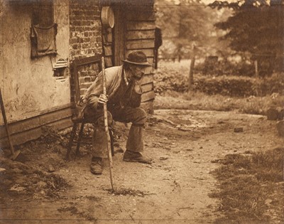 Lot 146 - Hillsworth (Edward, 1867-1941). A group of six Pictorialist studies, brown-toned silver prints