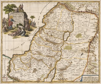 Lot 183 - Holy Land. Van Luchtenburgh (Johannes), Carte de la Terre Sainte..., [1707]