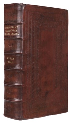 Lot 353 - Keble (Joseph). The Statutes at Large in Paragraphs and Sections or Numbers, from Magna Charter, 1684