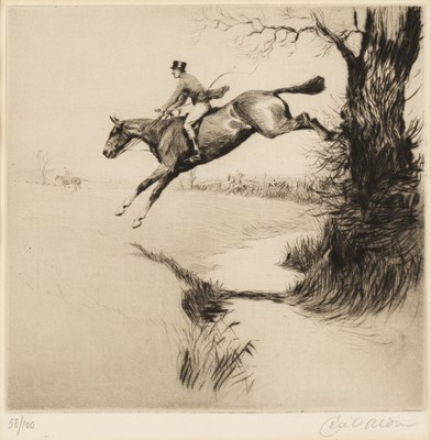 Lot 236 - Aldin (Cecil. 1870 - 1935). "Well Over"