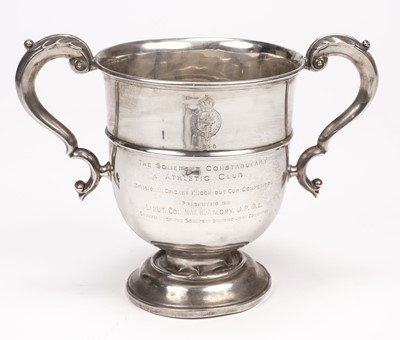 Lot 85 - Trophy Cup. A George V silver trophy cup by Viner's Ltd (Emile Viner), Sheffield, 1933