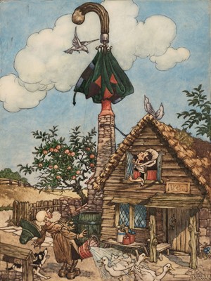 Lot 550 - Folkard (Charles, 1878-1963). 'Who Put That There?', circa 1925
