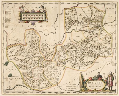 Lot 155 - China. Blaeu (Johannes), Queicheu Imperii Sinarum Provincia..., circa 1655