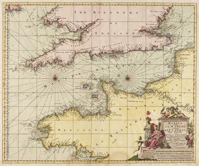Lot 144 - British Isles. Visscher (Nicolas), Manica, Gallis la Manche..., circa 1700