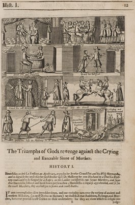 Lot 256 - Reynolds (John). The Triumphs of Gods Revenge against... Murther..., 1657