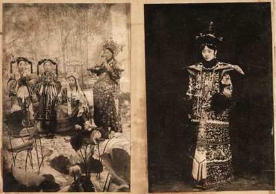 Lot 69 - Empress Dowager Cixi (1835-1908), Manchu noblewoman..., A concertina photograph album, c. 1910