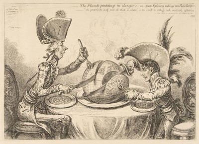 Lot 256 - Gillray (James). The Plumb-pudding in Danger..., H. G. Bohn [1851]