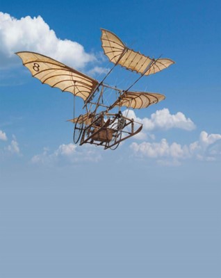 Lot 496 - Young Sherlock Holmes. A pair of "Waxflatter" Ornithopter flying machine wings