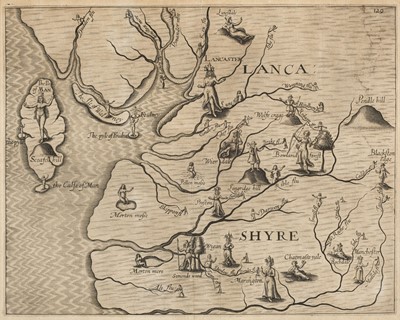 Lot 125 - Lancashire. Drayton (Michael). Lancashyre, circa 1622