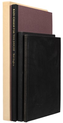 Lot 749 - Hughes (Ted). Eat Crow, 1st edition, signed, London: Rainbow Press, 1971